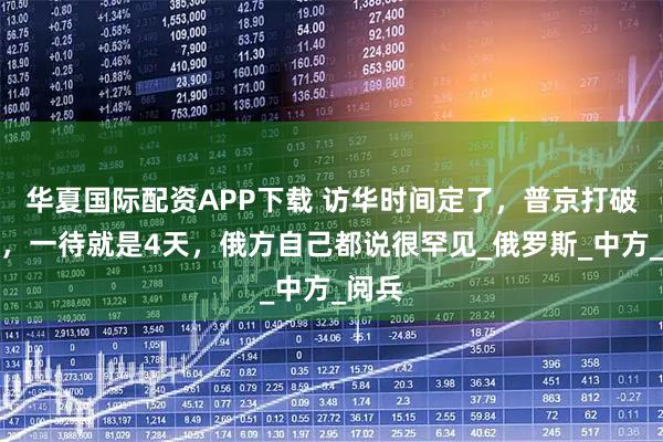 华夏国际配资APP下载 访华时间定了，普京打破惯例，一待就是4天，俄方自己都说很罕见_俄罗斯_中方_阅兵